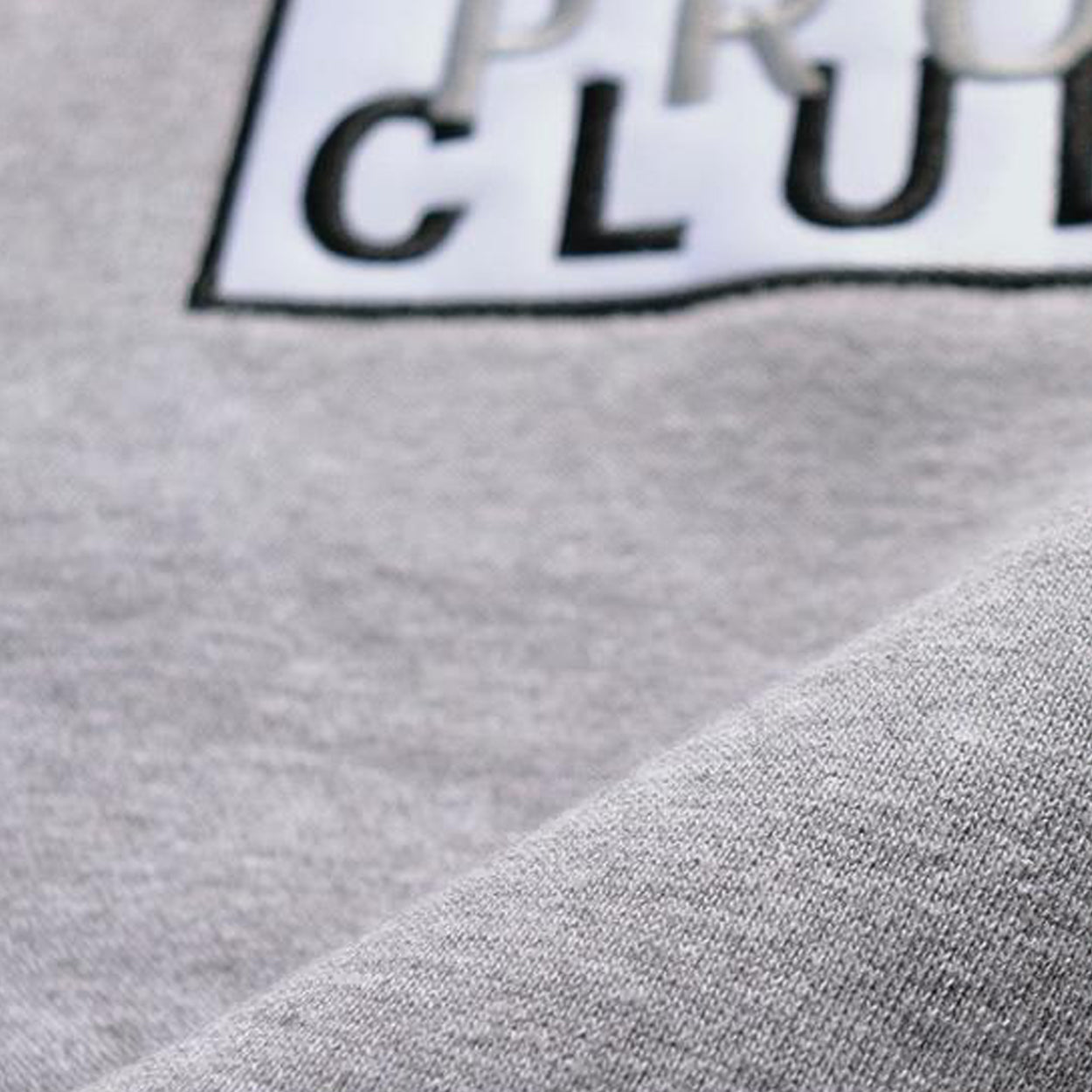 Pro Club Embroidered Logo Hoodie (Grey)