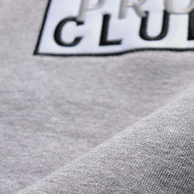Pro Club Embroidered Logo Hoodie (Grey)