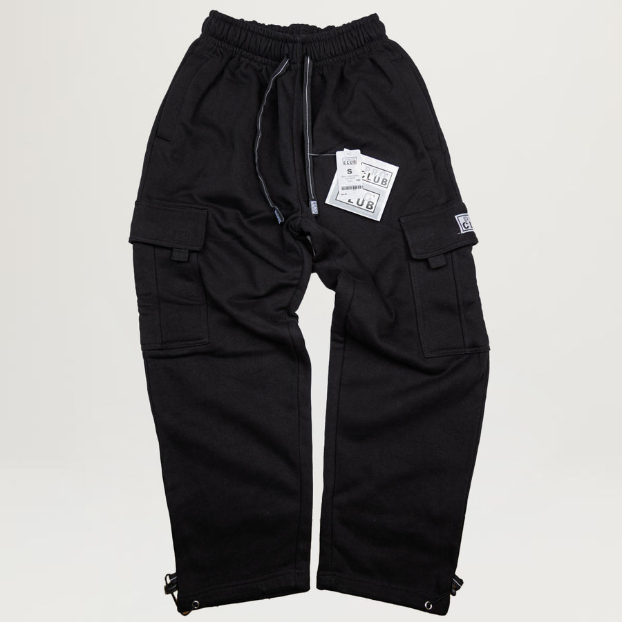 Pro Club Heavyweight Cargo Sweatpants (Black)