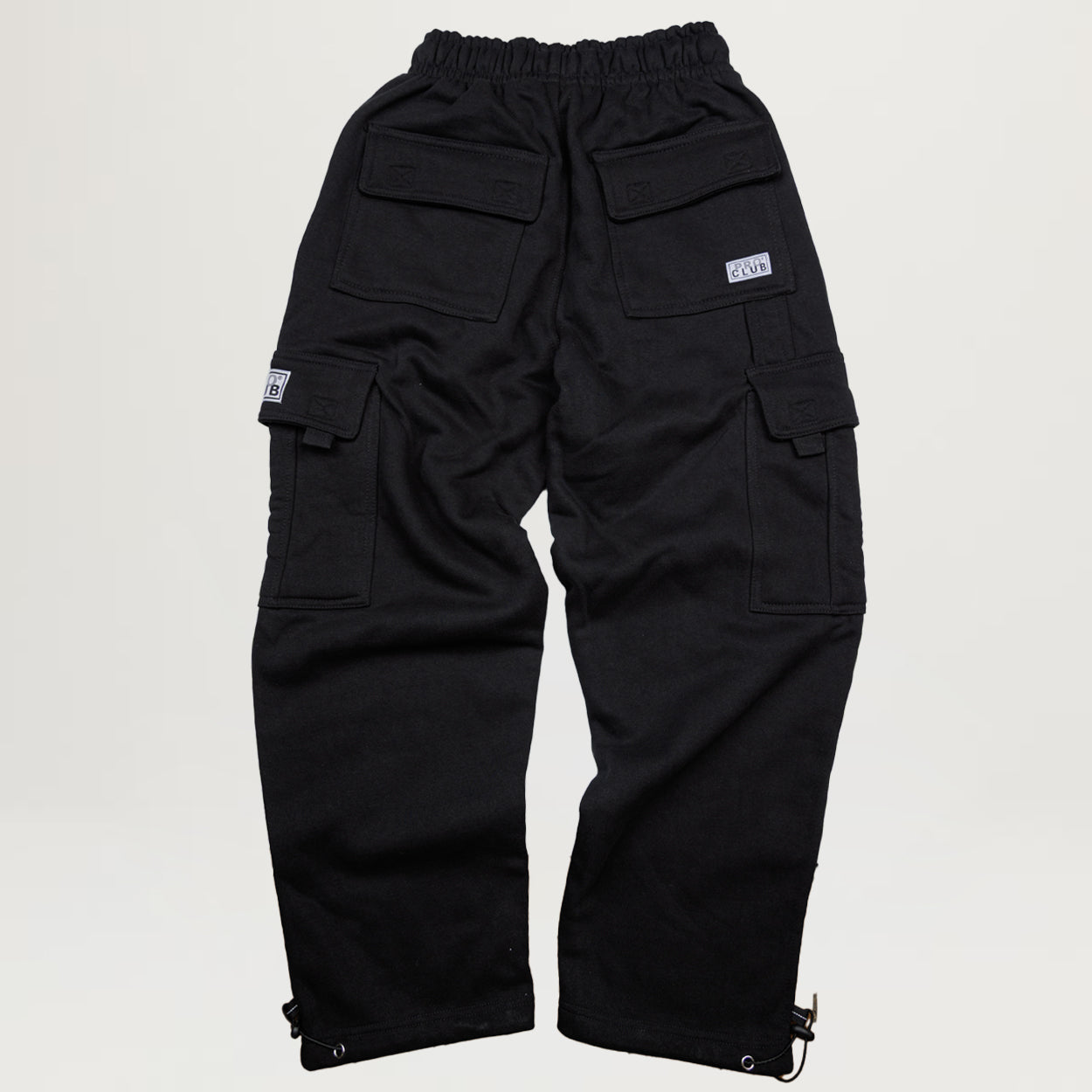 Pro Club Heavyweight Cargo Sweatpants (Black)