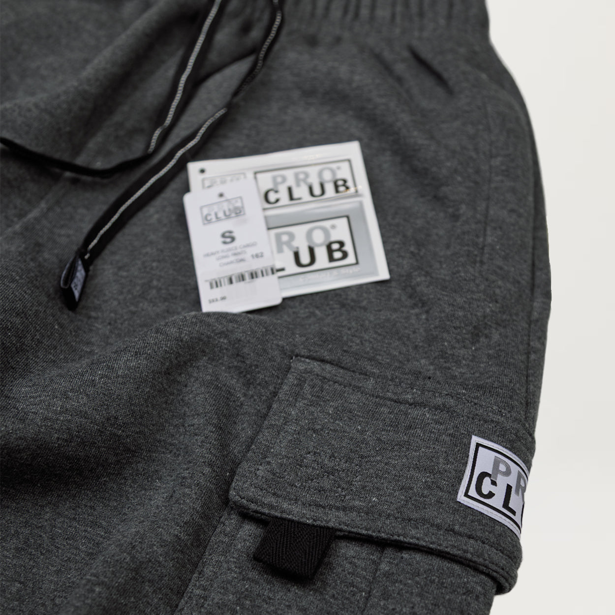 Pro Club Heavyweight Cargo Sweatpants (Charcoal)