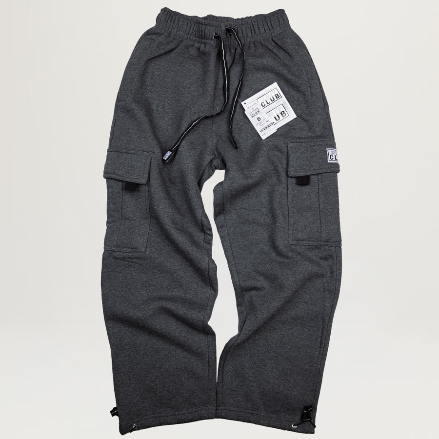 Pro Club Heavyweight Cargo Sweatpants (Charcoal)