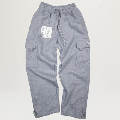 Pro Club Heavyweight Cargo Sweatpants (Heather Grey)