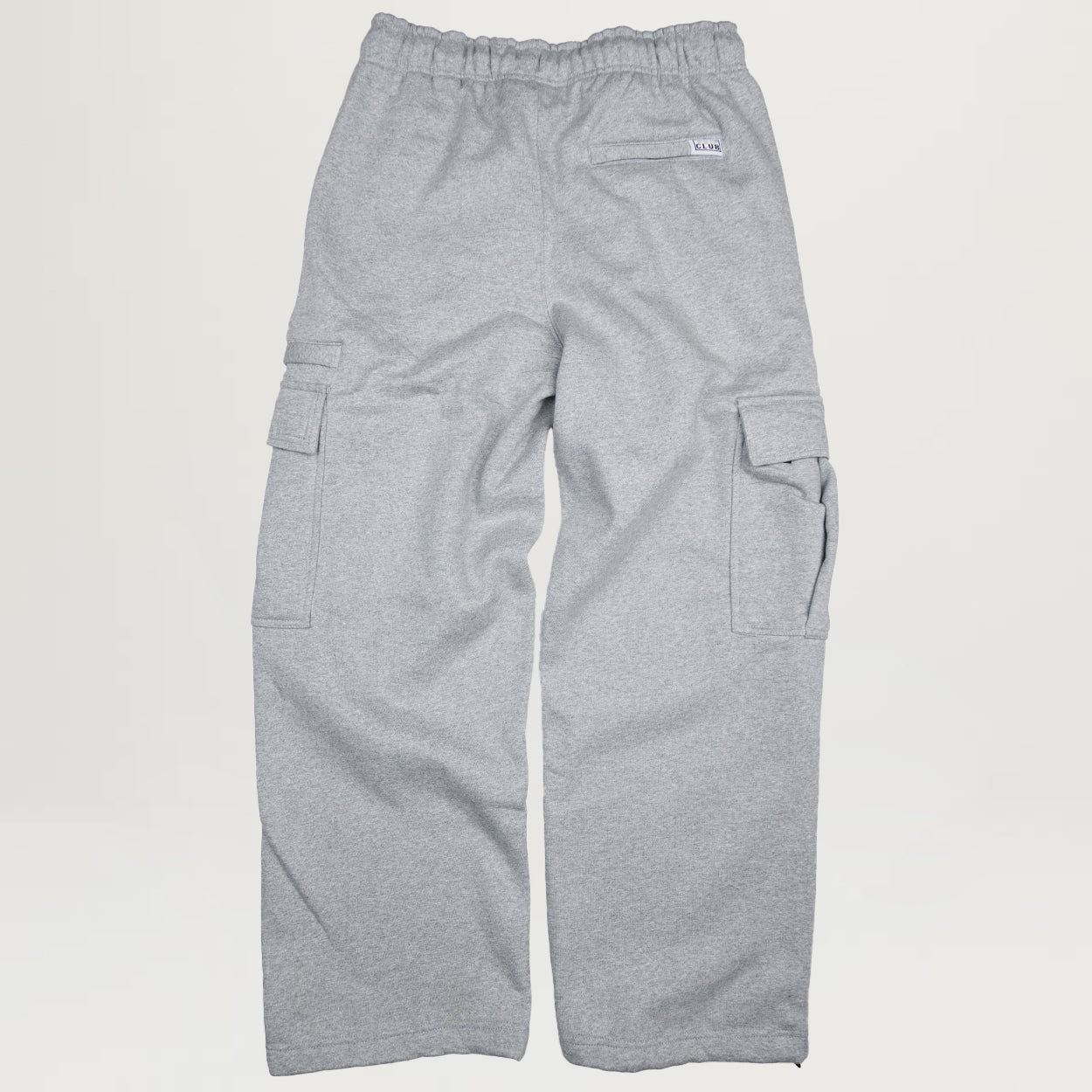Pro Club Basic Open Leg Cargo Sweatpant (Heather Grey)