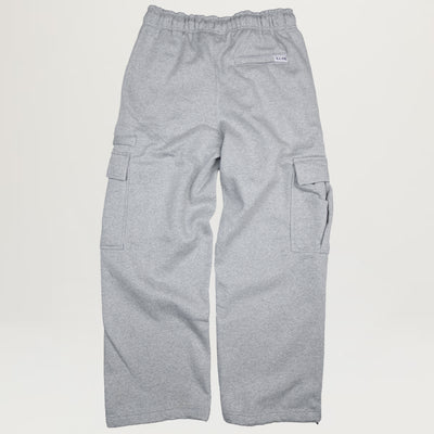 Pro Club Basic Open Leg Cargo Sweatpant (Heather Grey)