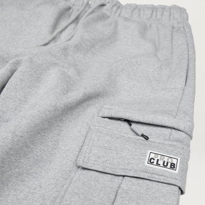 Pro Club Basic Open Leg Cargo Sweatpant (Heather Grey)