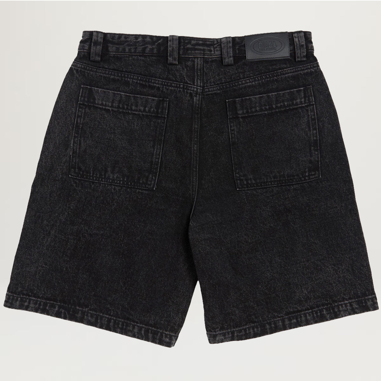 Real Street Cleaner Denim Short (Black Acid Washed)