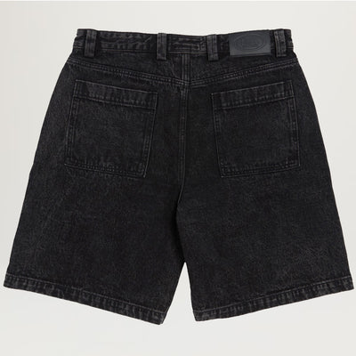 Real Street Cleaner Denim Short (Black Acid Washed)