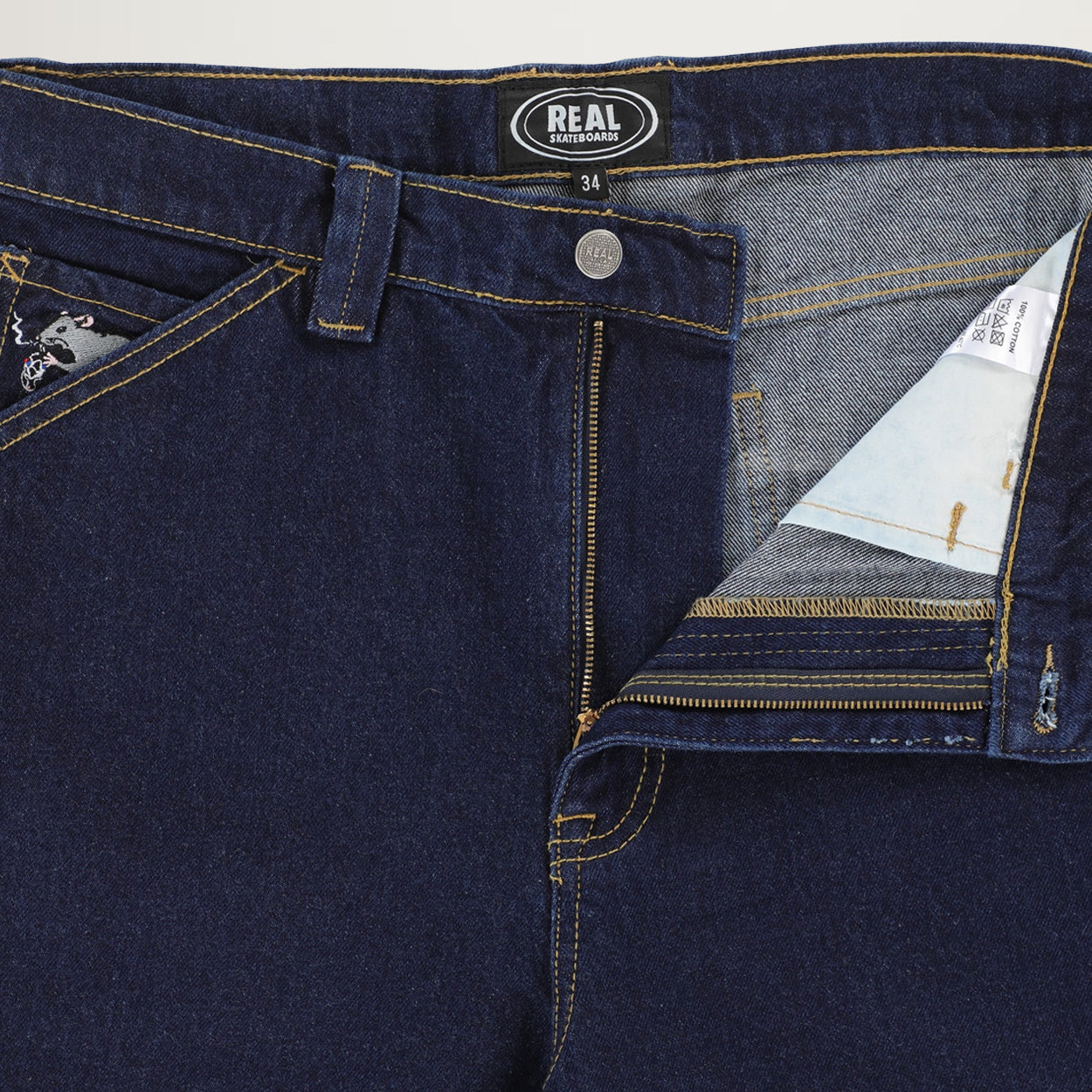 Real Street Cleaner Denim Short (Dark Wash)