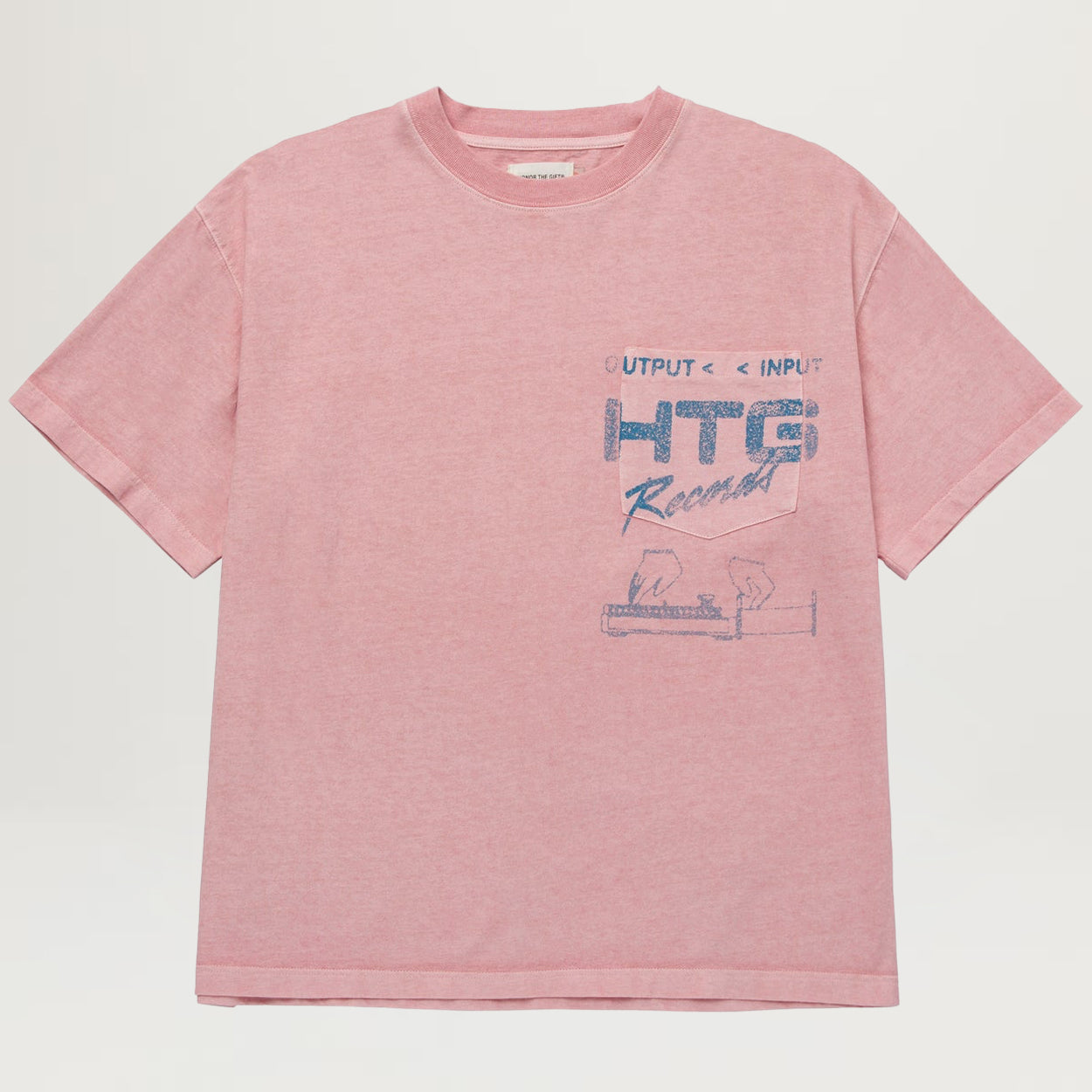 HTG Records Tee (Pink)