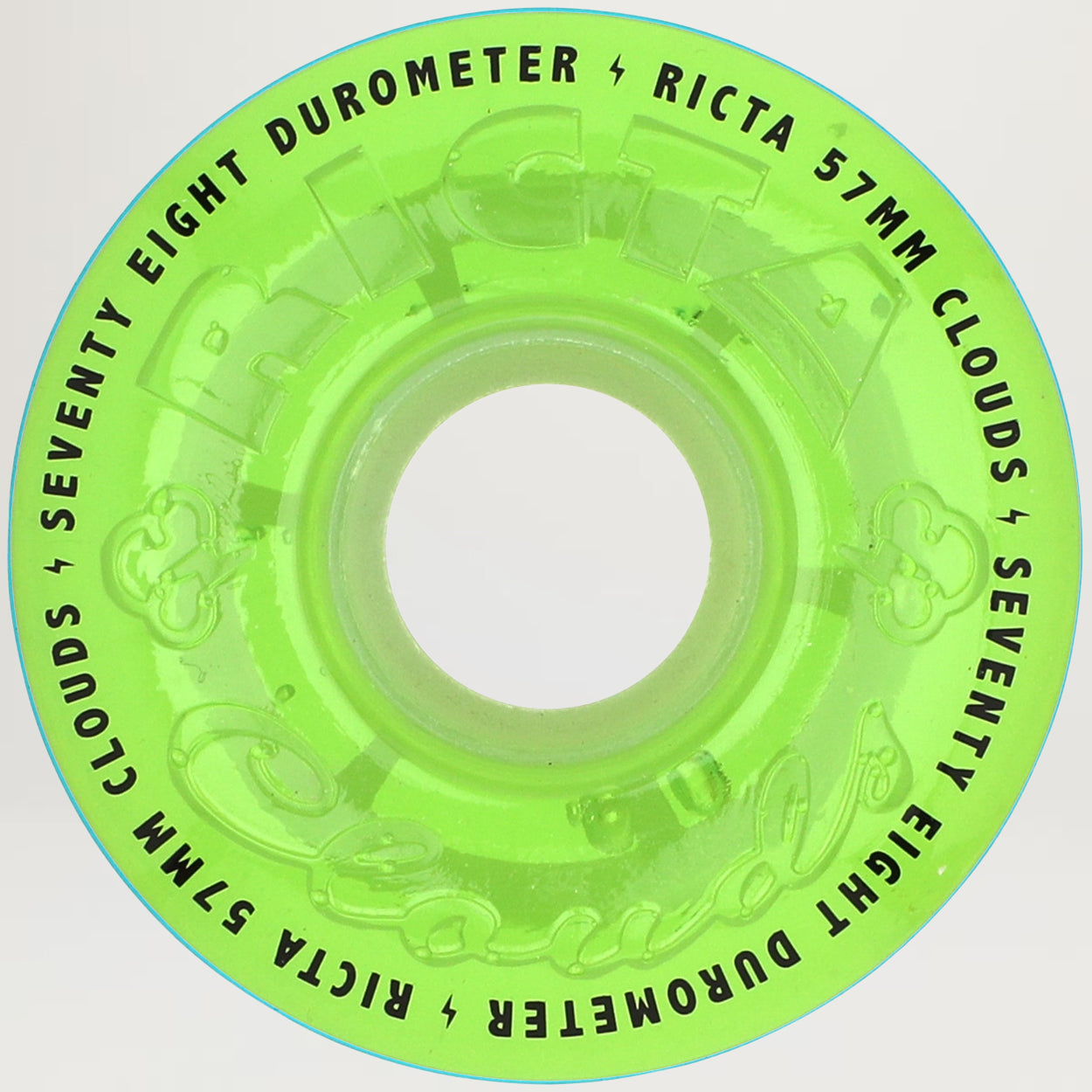 Ricta Clouds Transparent "Glow In The Dark" 78a (Assorted)