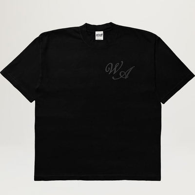 S.V.O. WA Script Tee (Black)