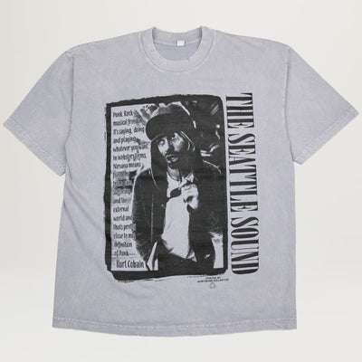 NYC Seattle Sound Tee (Acid Washed Grey)