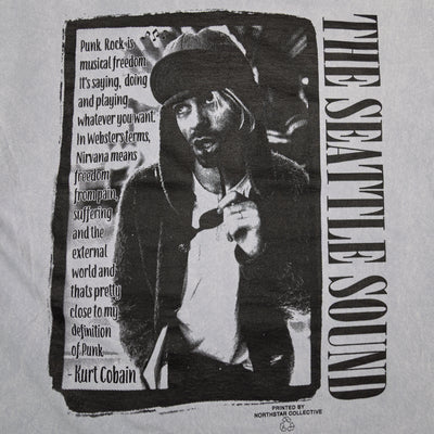 NYC Seattle Sound Tee (Acid Washed Grey)