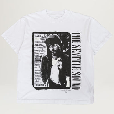 NYC Seattle Sound Tee (White Recycled Cotton)