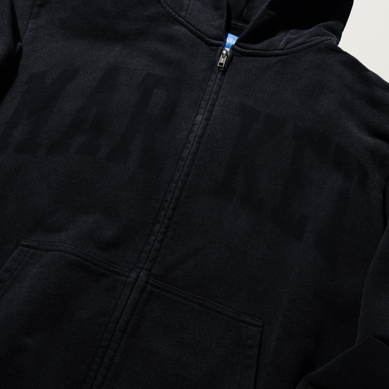 Market Shadow Arc Full Zip Hoodie (Washed Black)