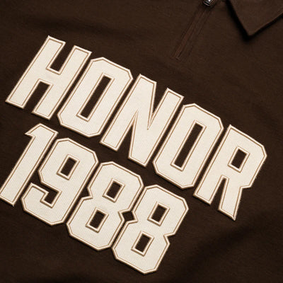 Honor The Gift 1988 1/4 Zip Fleece (Brown)