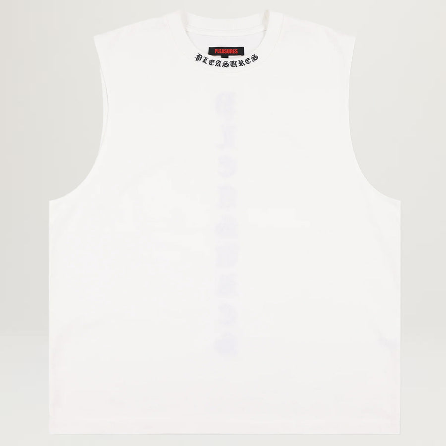 Pleasures Sorrow Sleeveless Tee (White)