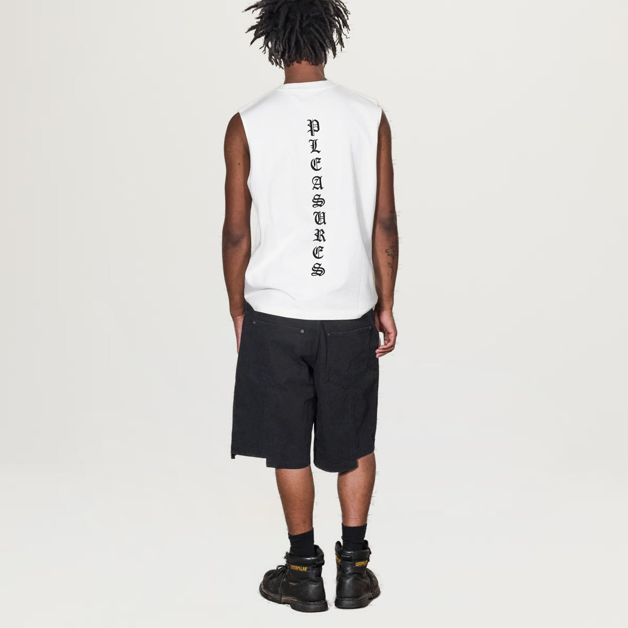Pleasures Sorrow Sleeveless Tee (White)