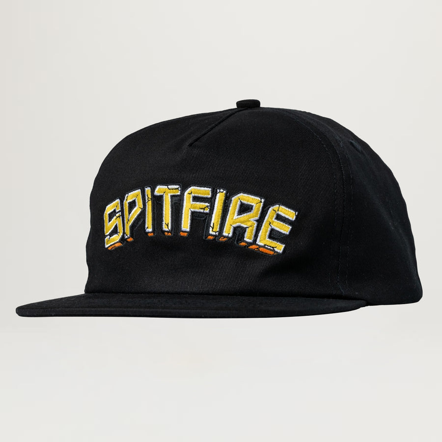 Spitfire Heatwave Snapback Hat (Black)