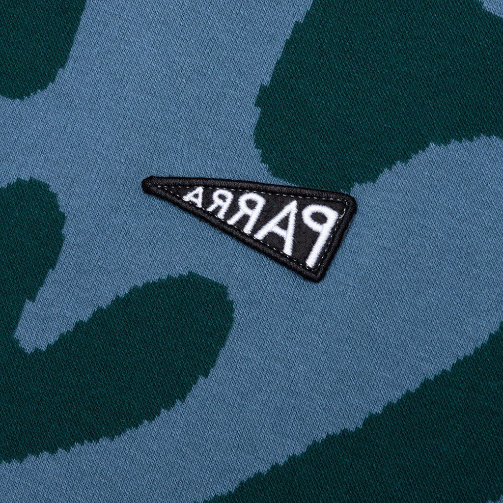 Parra Splashed Polo Shirt ­(Pine Green)