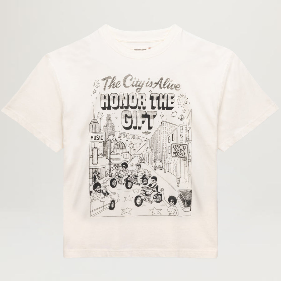 HTG The City Is Alive Tee (Bone)
