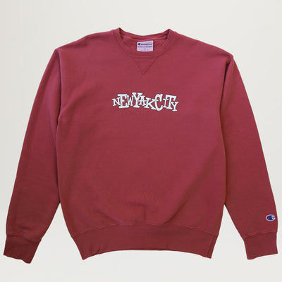NYC Think Outside The Box Crewneck (Crimson)