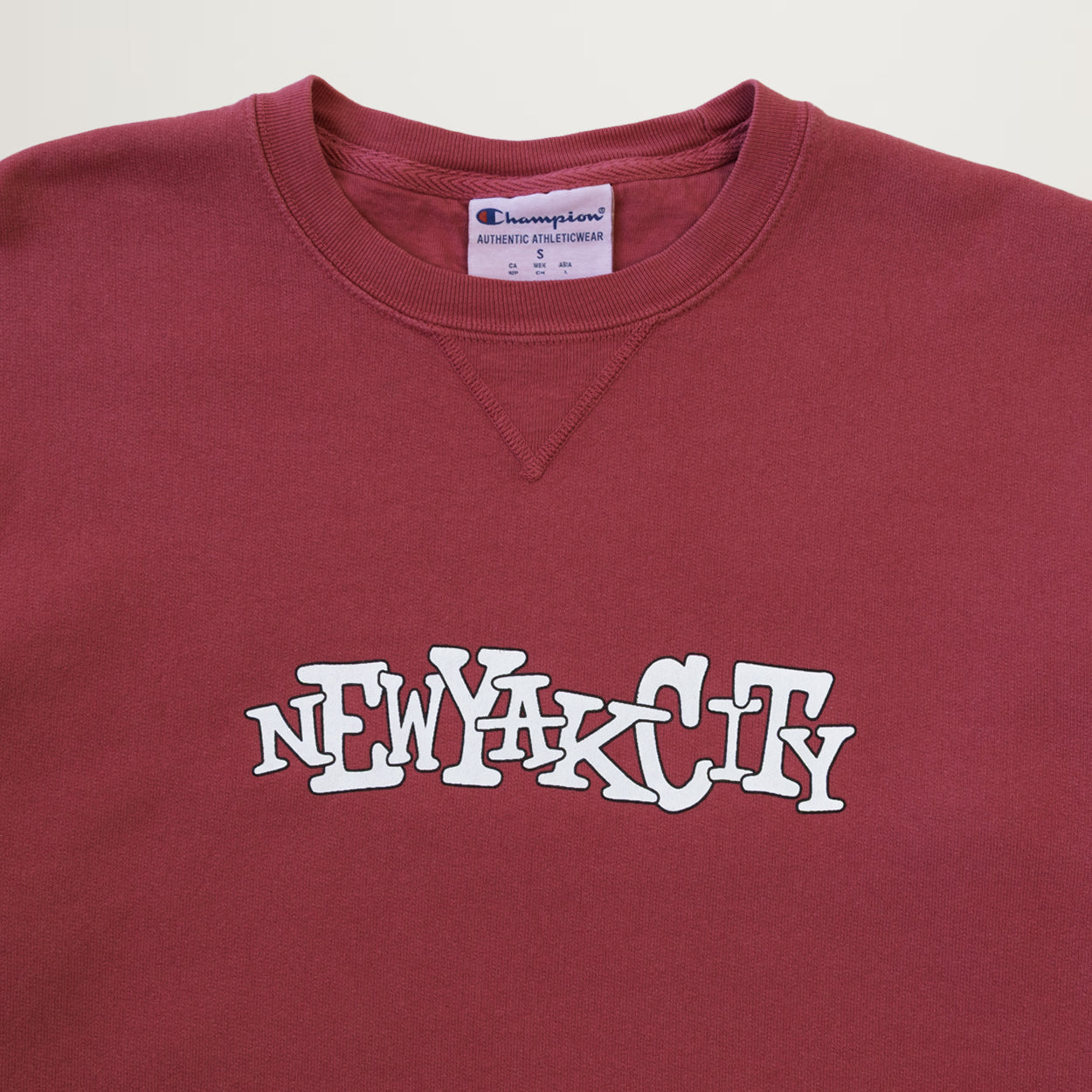 NYC Think Outside The Box Crewneck (Crimson)