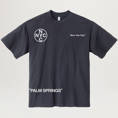 NYC Top 10 Tee (Washed Black)