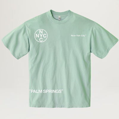 NYC Top 10 Tee (Pale Spearmint)