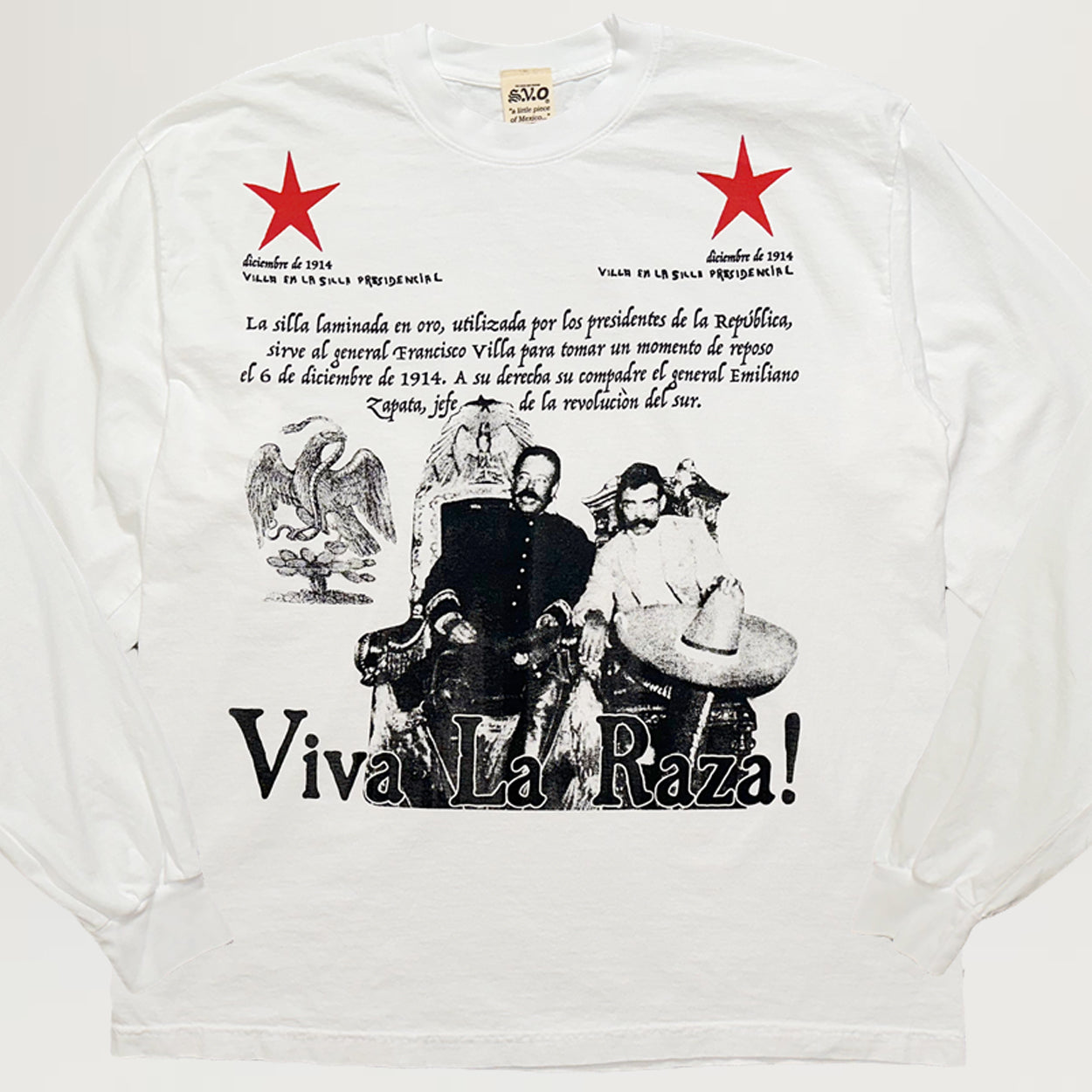 S.V.O. Dos Estrellas L/S Tee (White)