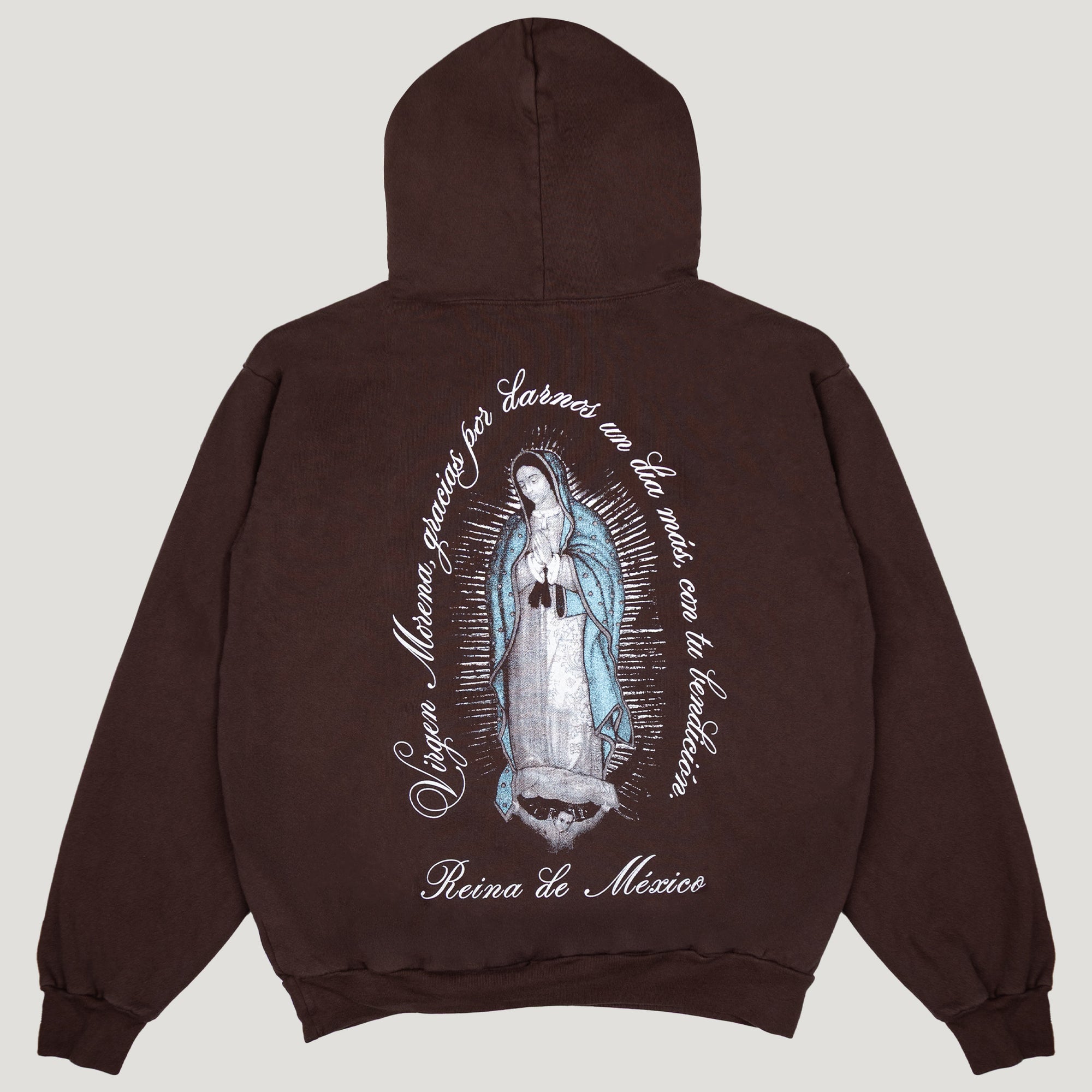 S.V.O. La Virgen de Guadalupe Hoodie (Brown)