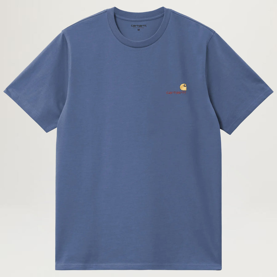 Carhartt WIP American Script Tee (Blue Iris)