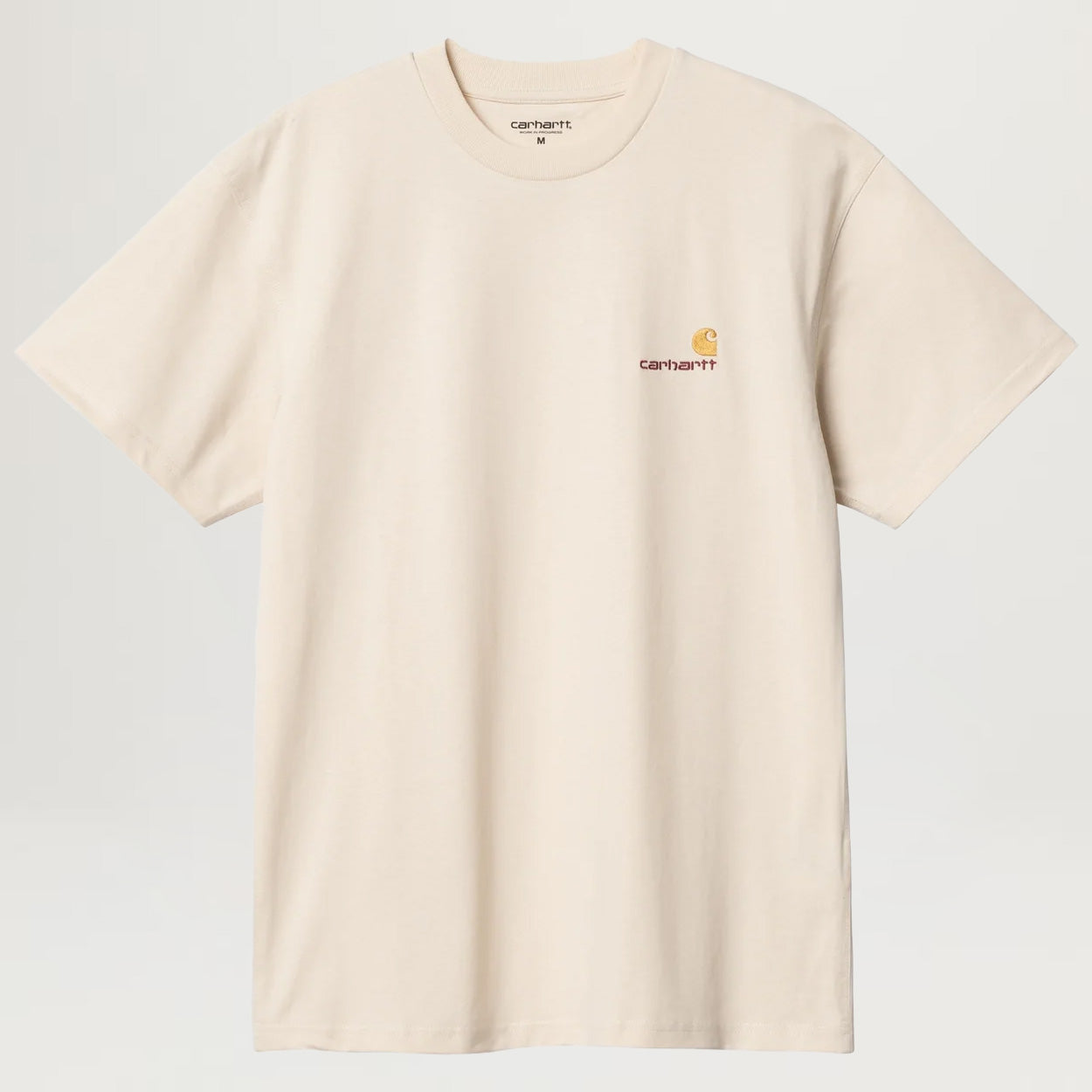 Carhartt WIP S/S American Script Tee (Natural)