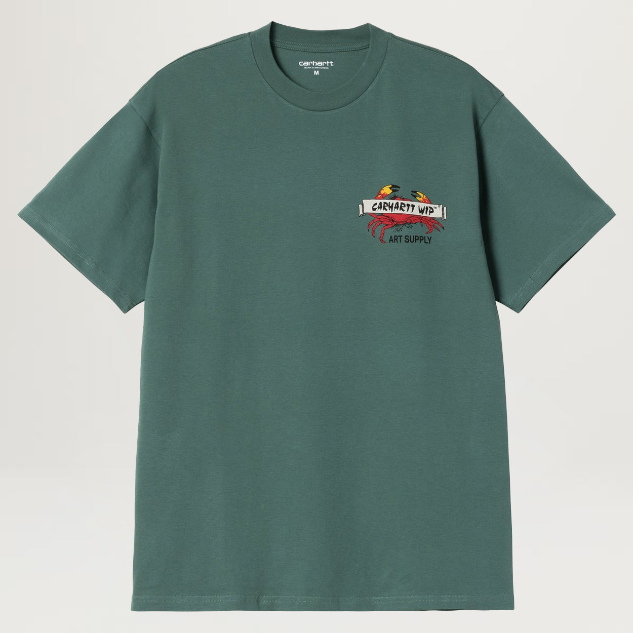 Carhartt WIP Crab Paint Tee (Silver Pine)