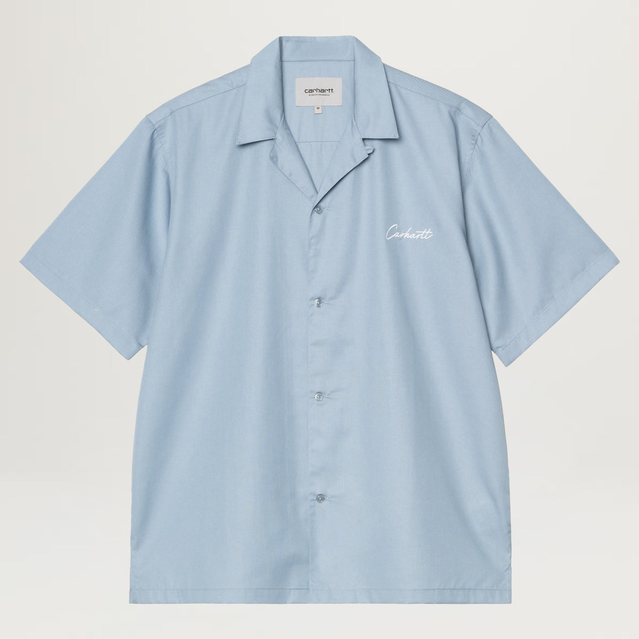 Carhartt WIP Delray Shirt (Frosted Blue/White)