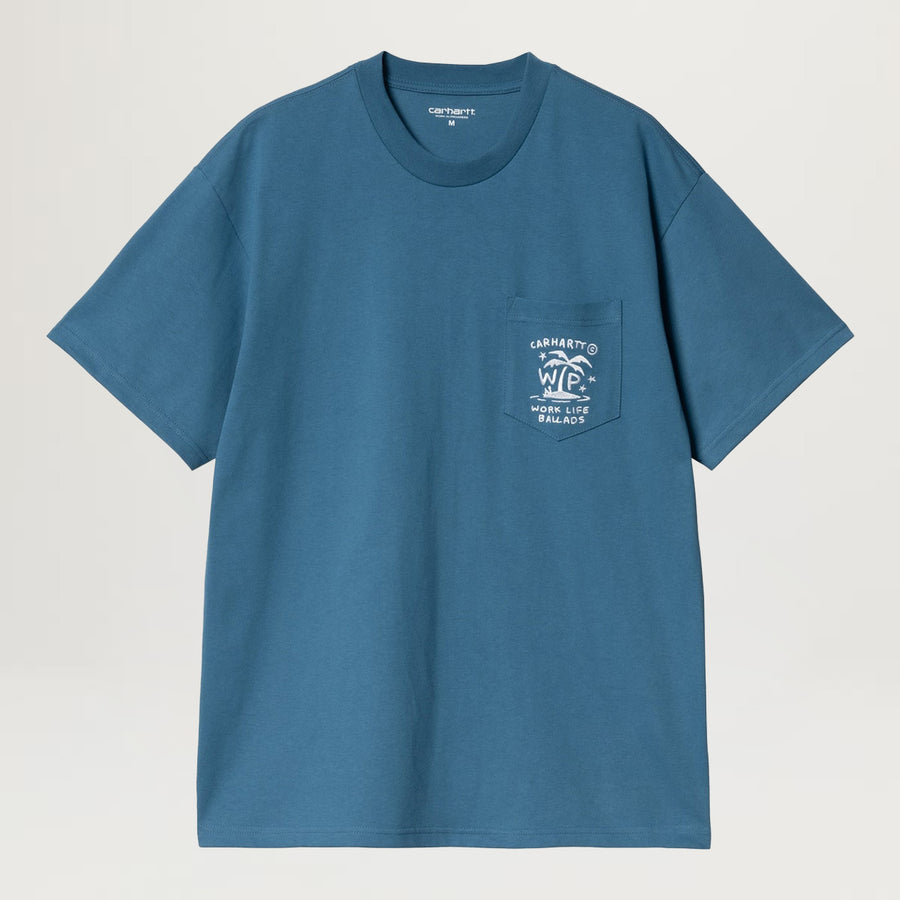 Carhartt WIP Fragments Pocket Tee (Sodalite/White)