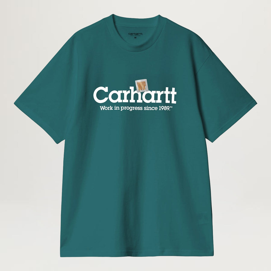 Carhartt WIP Label Script Tee (Malachite)