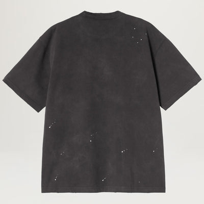 Carhartt WIP Painter Tee (Black Destroy Wash, Splatter)