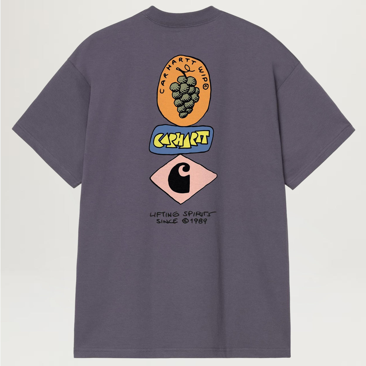 Carhartt WIP Stacked Grapes Tee (Shady Purple)