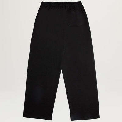 NYC Wide Leg Sweatpants (Black)