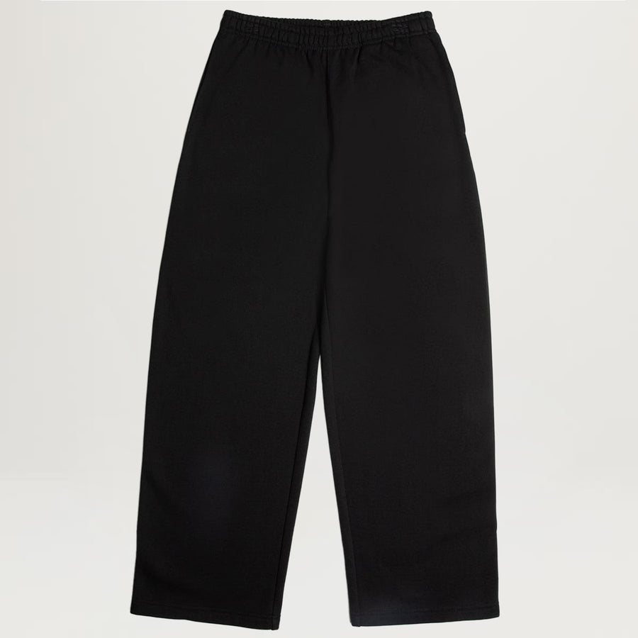 NYC Wide Leg Sweatpants (Black)