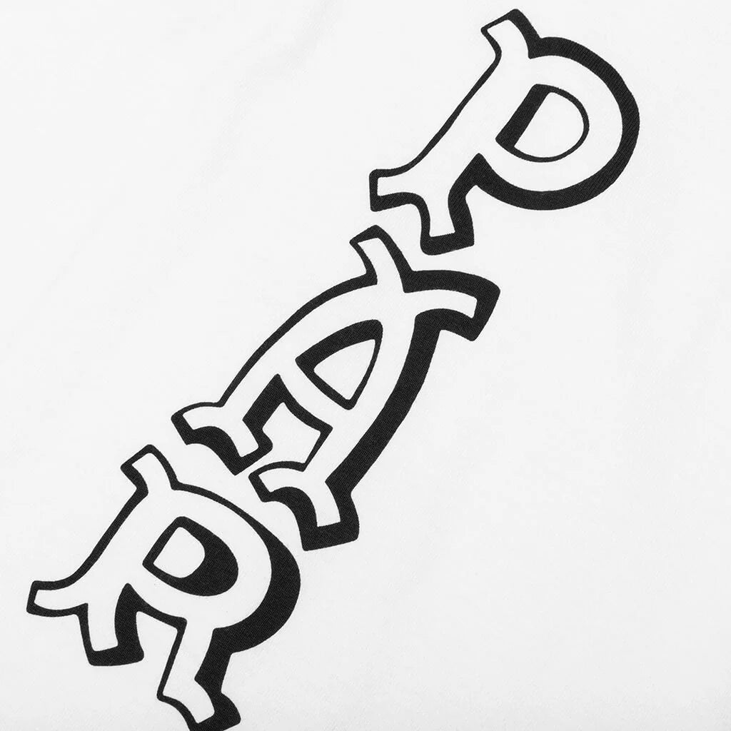 Parra Your Face L/S Tee (White)