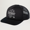 Carhartt WIP Ablaze Trucker Hat (Black/White)