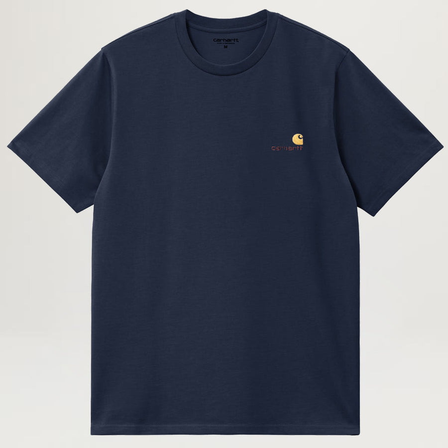 Carhartt WIP American Script Tee (Air Force Blue)