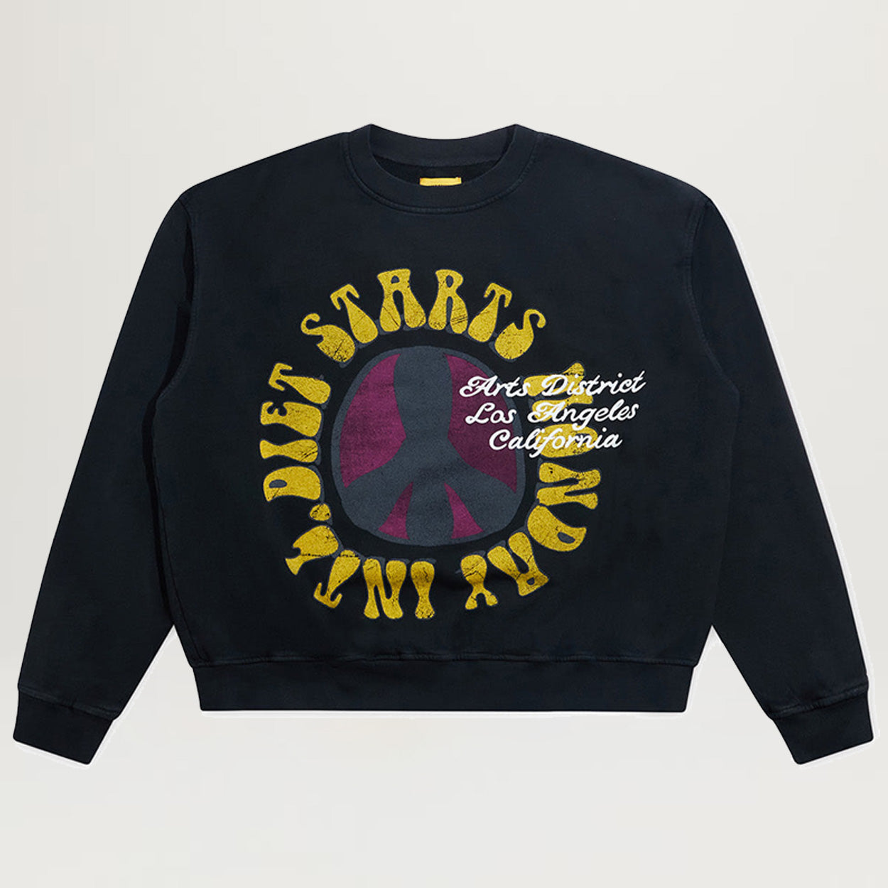 Diet Starts Monday Arts District Sweatshirt (Vintage Black)