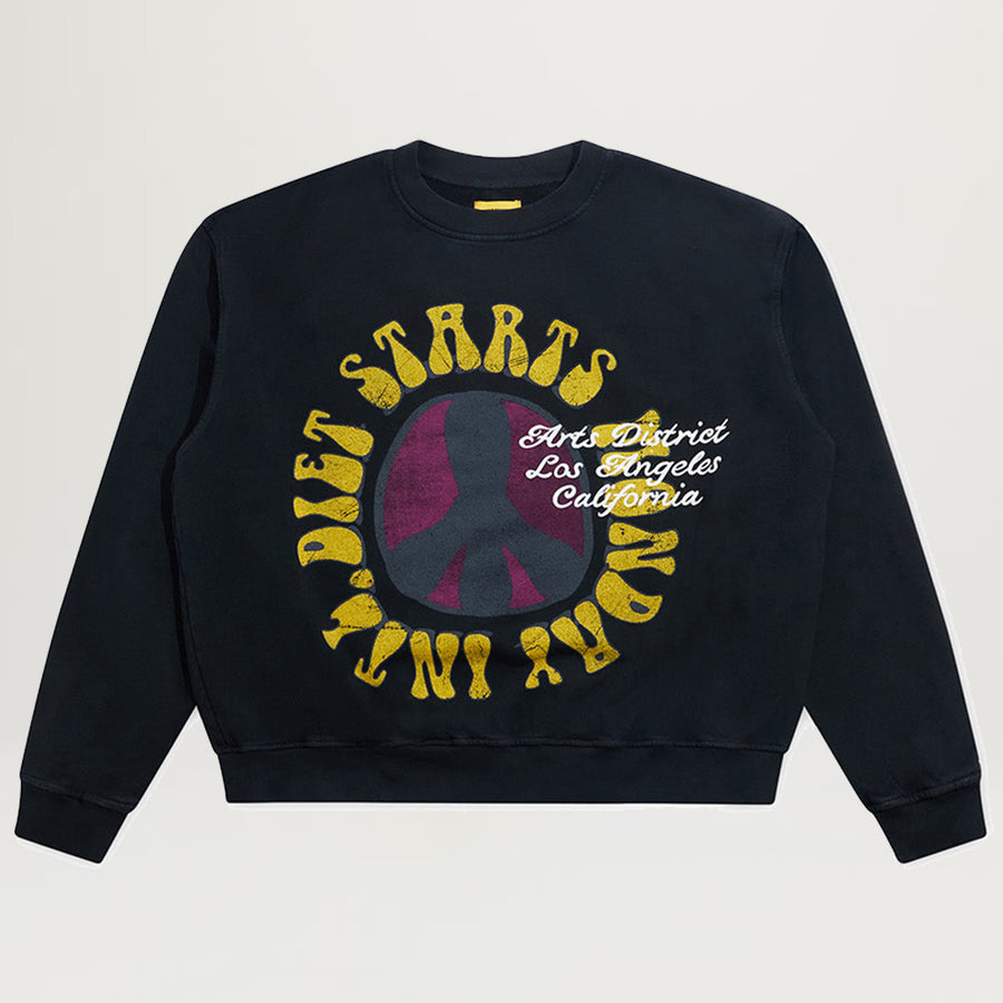 Diet Starts Monday Arts District Sweatshirt (Vintage Black)