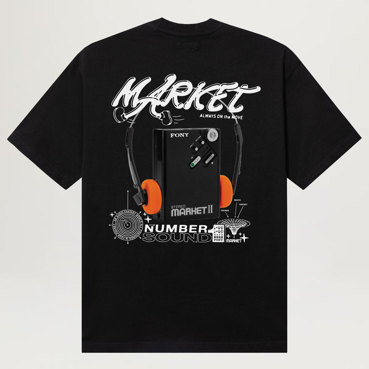 Market Audioman Tee (Black)