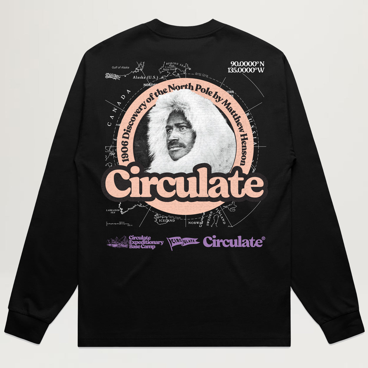 Circulate Basecamp L/S Tee (Black)