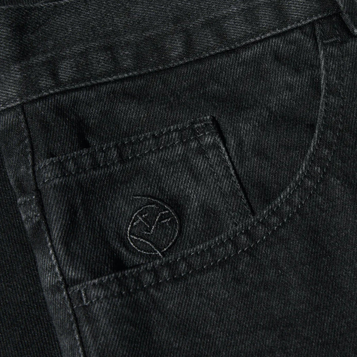 Polar Big Boy Jeans (Pitch Black) - Sizes XS, S